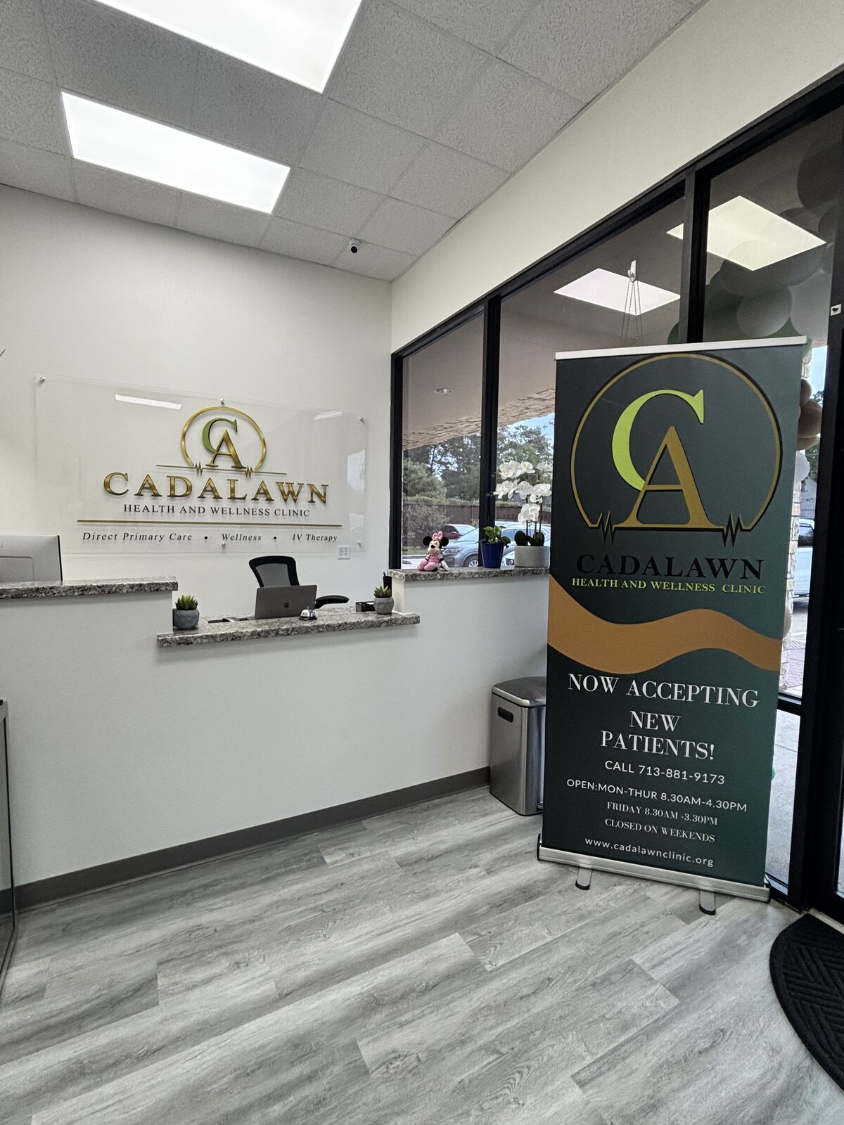 Cadalawn treatment room for IV therapy